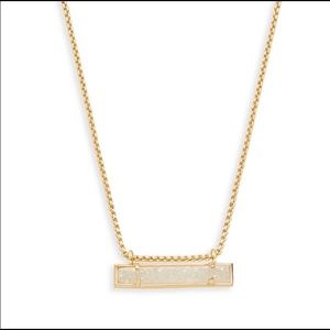 COPY - Kendra Scott Leanor Bar Pendant Necklace (White)